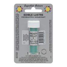 Picture of SUGARFLAIR EDIBLE FROSTY HOLLY EDIBLE LUSTRE POWDER 2G
